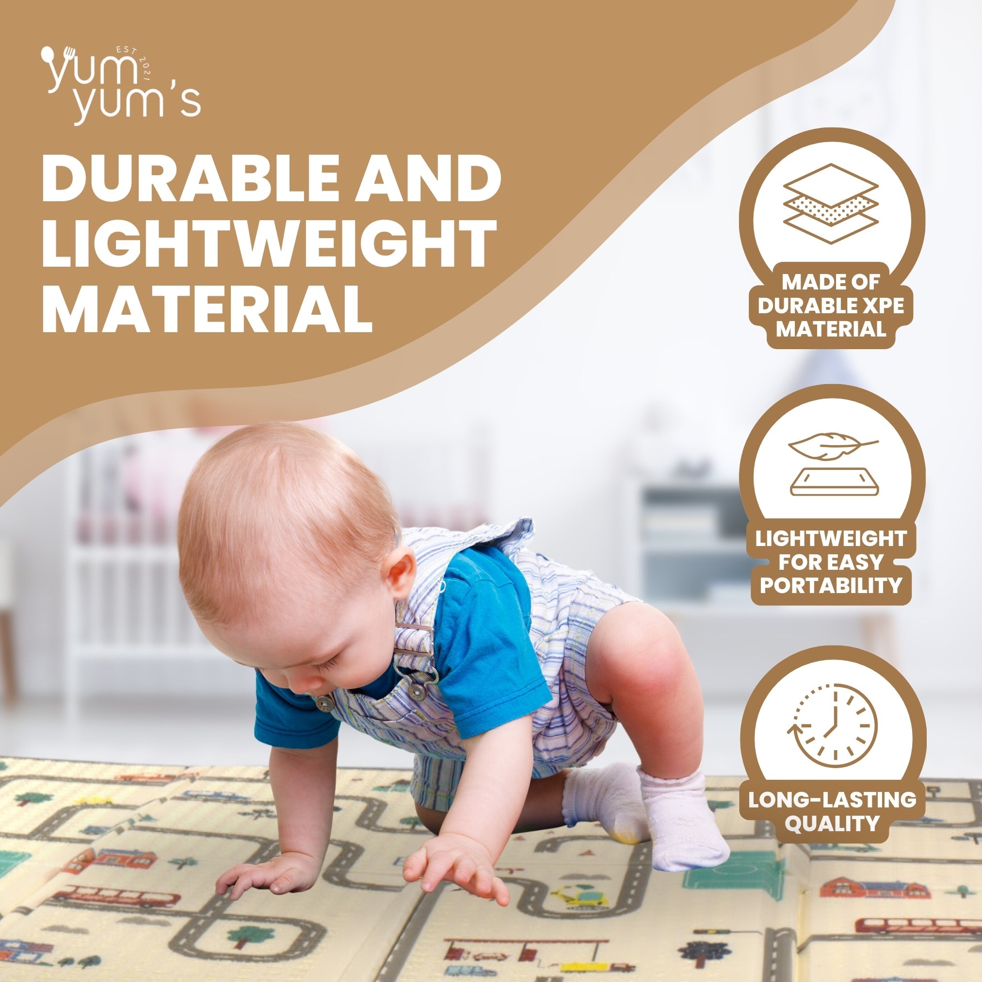 DOUBLE SIDED FOAM PLAYMATS