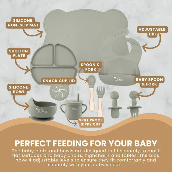 Weaning Starter Set (Silicone)